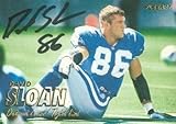 Sports Memorabilia David Sloan Autographed Football Card (Detroit Lions) 1997 Fleer No.315
