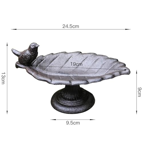 Plateau de rangement pour nourriture d'oiseaux avec station de bain intégrée