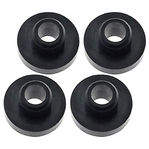 MEETOOT 4pcs Fuel Tank Gasket 33/64″ Switch Base 13mm Fuel Tank Bushing Grommet for Lawn Mower Generator