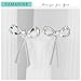 FAMARINE Silver Bow Earrings for Women Big Bow Dangle Drop Earrings Classic Earrings