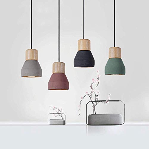 Lámpara de techo de cemento E27 regulable para una iluminación moderna y personalizada 3