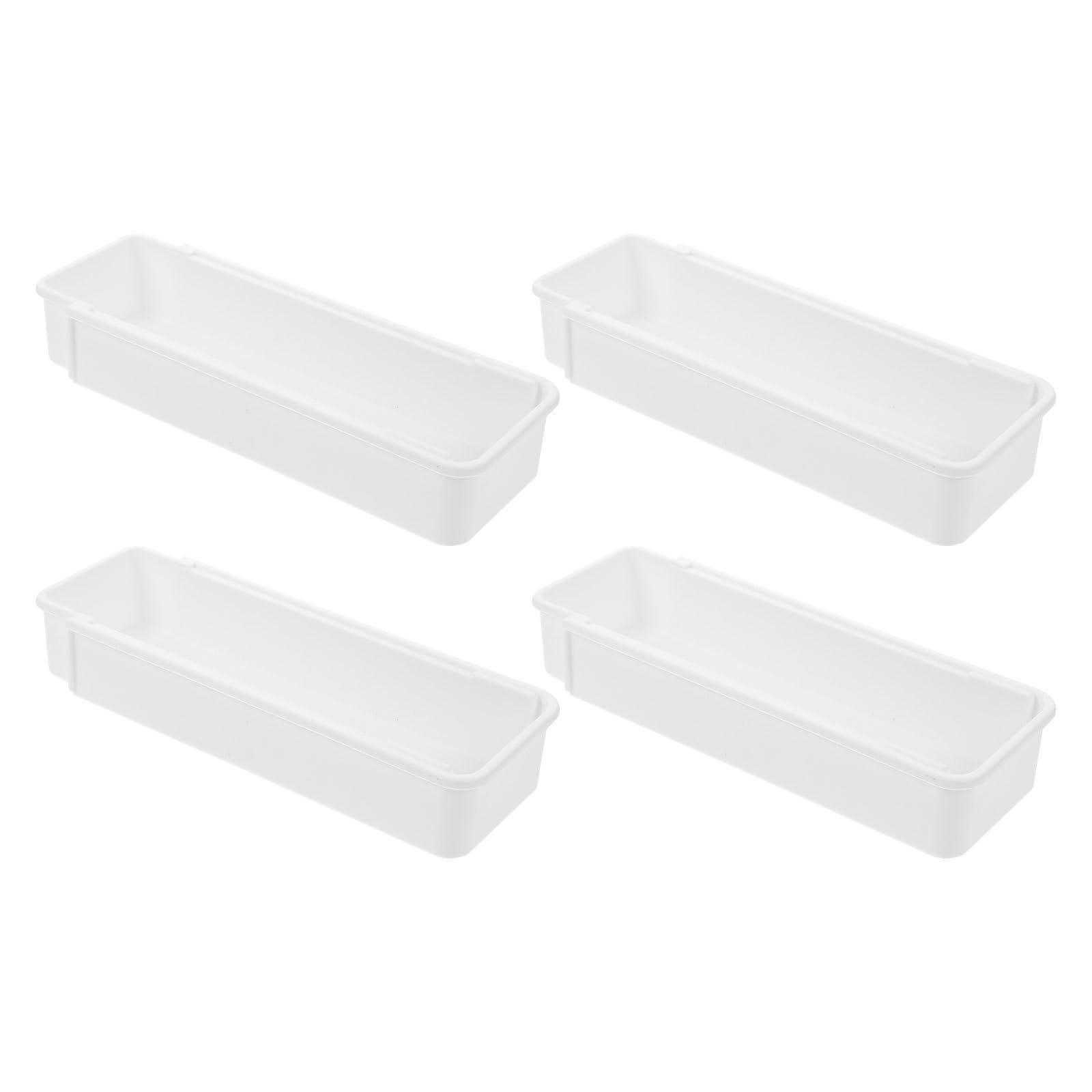 Organizador de cajones blanco para mantener el orden en tu oficina y cocina