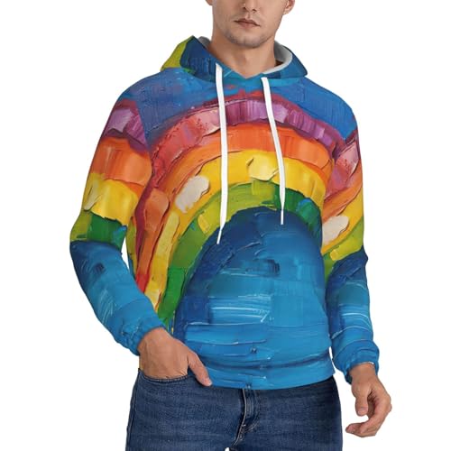 Sweat-shirt à capuche pour homme avec cordon de serrage réglable pour un usage quotidien