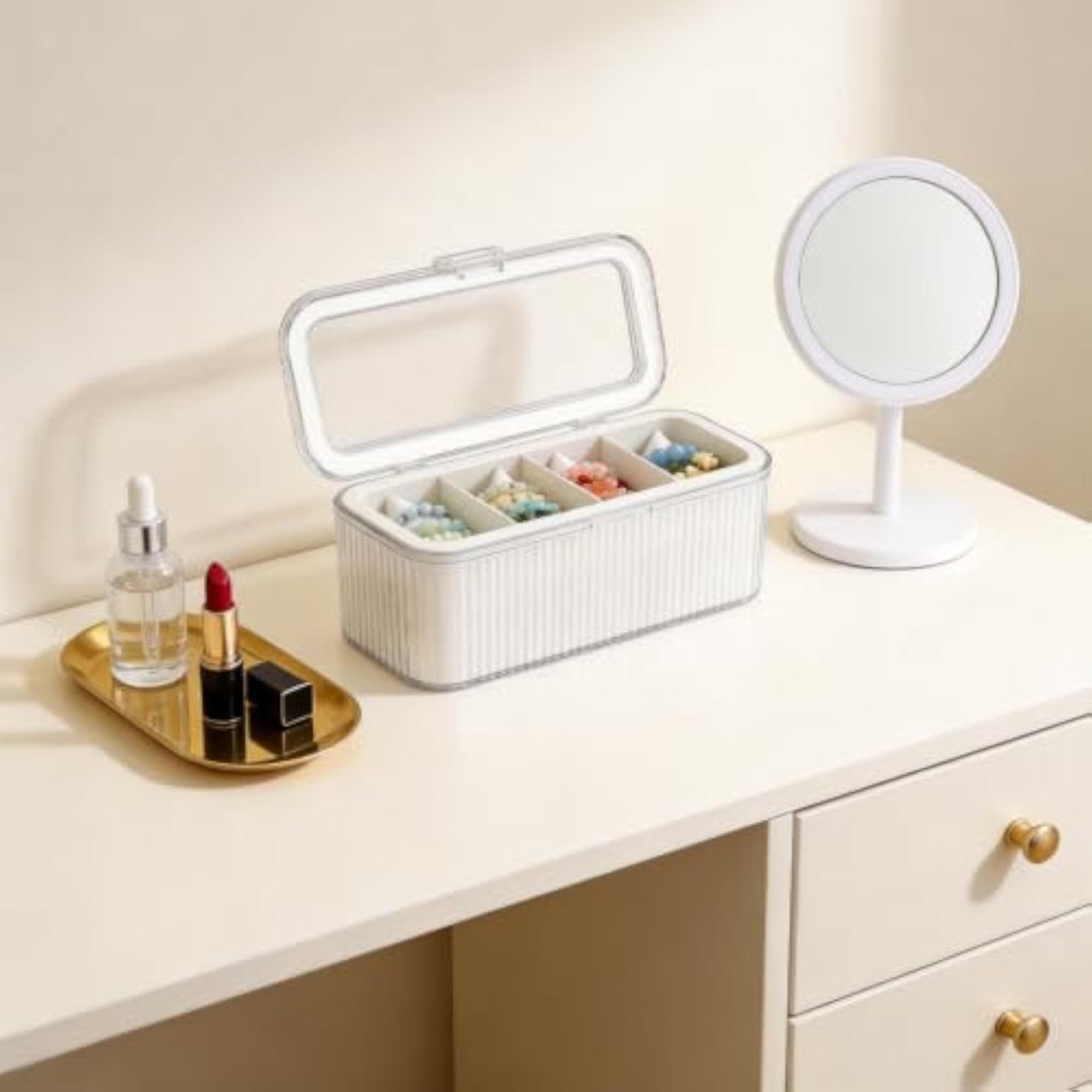 Acrylic Bangle Organizer with Clear Lid Box