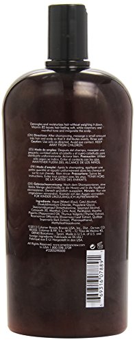 Men's Conditioner by American Crew, Daily Conditioner for Soft, Manageable Hair, Naturally Derived, Vegan Formula, Citrus Mint, 33.8 Oz