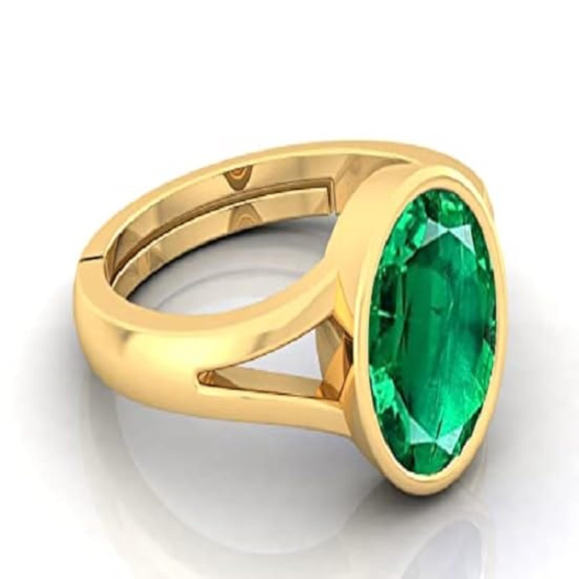 9.25 Ratti Panna (Emerald) Original Adjustable Ring