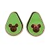 Disney Mickey and Minnie Mouse Avocado Pin Set