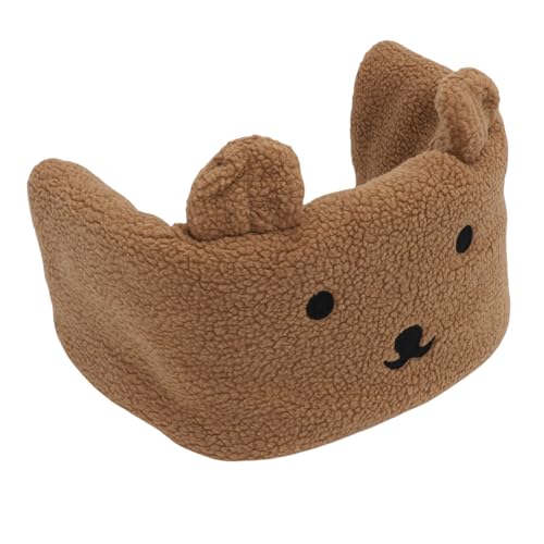 Omquot Warm Pram Cover for Pets, Magnetic Attachment for Secure Installation, Suitable for Daily Walks (Brown)