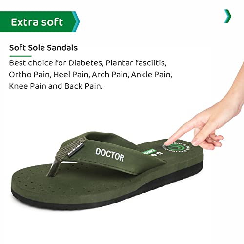 Image of ORTHO JOY Extra Soft Doctor Ortho Slippers for men /Comfortable Slippers for men