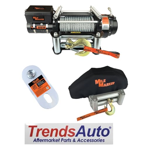 Winch Eléctrico TrendsAuto 18,000 lbs con Cable y Accesorios miniatura 7