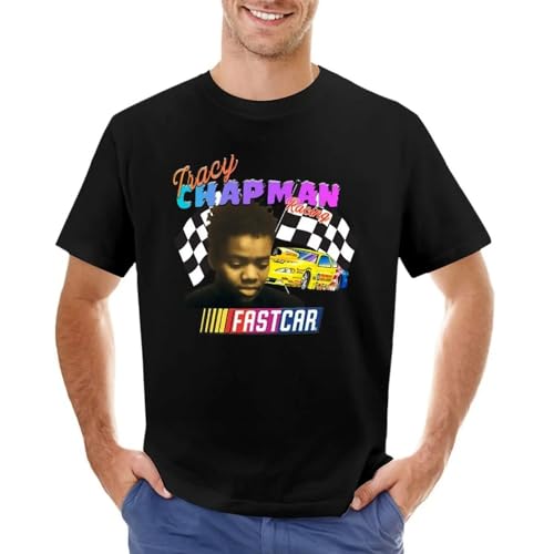 Photo de Tracy-Chapman-T-Shirt-Summer-Top-Man-Clothes-Summer-Clothes-Aesthetic-Clothing-Men-t-Shirt Black BlackXXL