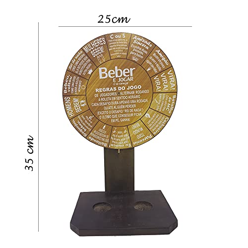 Jogo Roda Shot Roleta Tequila Beber Roleta Drink Festa