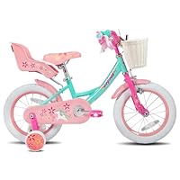 JOYSTAR Unicórnio Bicicleta infantil de 40,6 cm para meninas