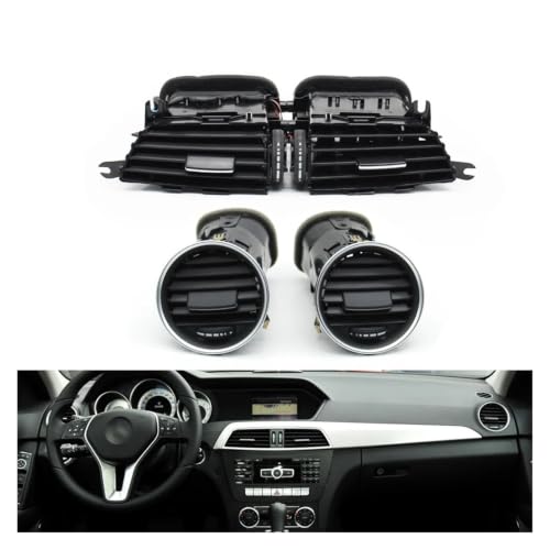 Grille de ventilation centrale de qualité origine pour Mercedes W204