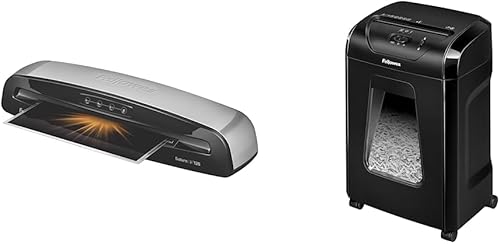 Miniatura 8 de Fellowes Saturn 3i 125 Máquina laminadora térmica con kit de inicio de bolsa de laminación autoadhesiva, 12.5 pulgadas (5736606) y bolsas de