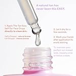 3INA MAKEUP - The Tan Easy Self-Tan Face Drops - Bräunungstropfen mit Panthenol - Natürliche Bräune - Selbstbräunungstropfen mit Leichte Geltextur - Alle Hauttypen - Vegan - Cruelty Free – Bild 5