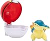 Pokemon Clip N Go 2 Dövüş Figürü Cyndaquil Seviye Pokéball ile - Çocuklar için Oyuncak Figürü 4+ Çocuklar için Ofis Ürünü Oyuncak