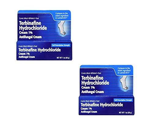 Terbinafine Hydrochloride AntiFungal Cream 1% (1 oz.) (2 Pack)