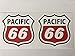 2 Decalcomanie Pacific 66