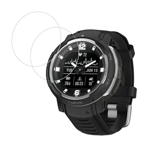 Verre trempé Garmin Instinct Crossover NOUKAJU protection écran 9H lot de 2