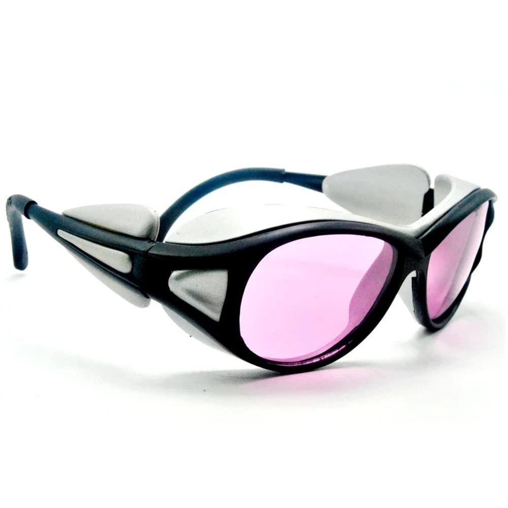Lunettes de sécurité laser 780 nm 808 nm 810 nm 830 nm Lunettes de protection des yeux OD5+ Lunettes de protection laser IR 780 nm-840 nm Laser avec boîte