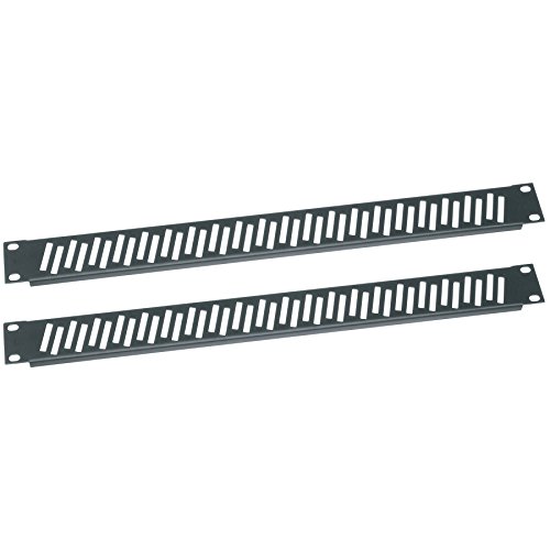 エセックスby Middle Atlantic vpanel-1u-2pkフランジ付きVentラックパネルペア1ru