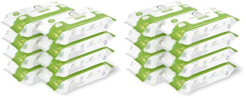Image of Amazon Brand - Mama Bear Cleansing Baby Wipes With Lid, Enriched With Aloe Vera & Vitamin E, Paraben Free, Ph Balanced & Dermatologically Tested, 72 Count (Super Saver Pack Of 16)