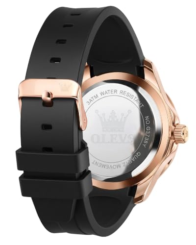 Image of OLEVS Watches for Men Luxury Dress Wirst Watch 42MM | Large Dial,tainless Steel,Waterproof,Luminous,Watch Gift