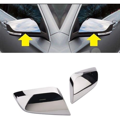Coque de rétroviseur Chevrolet Impala 2014-2020 abs chrome top half covers
