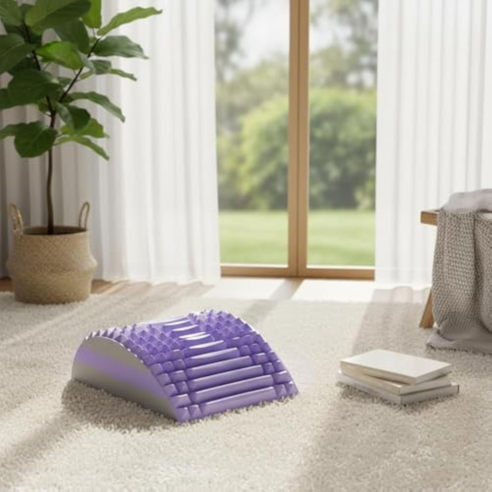 Stretcher Posture Support Back Stretch Cushion, Ergonomic Shape