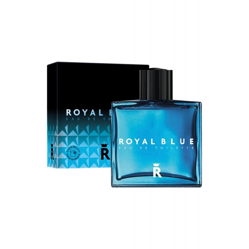 Parfum Homme Royal Bleu 100ml - Fragrance Intemporelle aux Notes Sophistiquées - Eau de Toilette Pour Homme - Hygiène et Beauté - Le Lot De 3