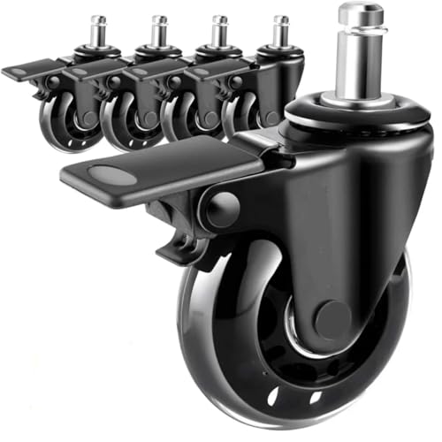 Roulette chaise bureau 11mm pour protéger les sols durs des rayures