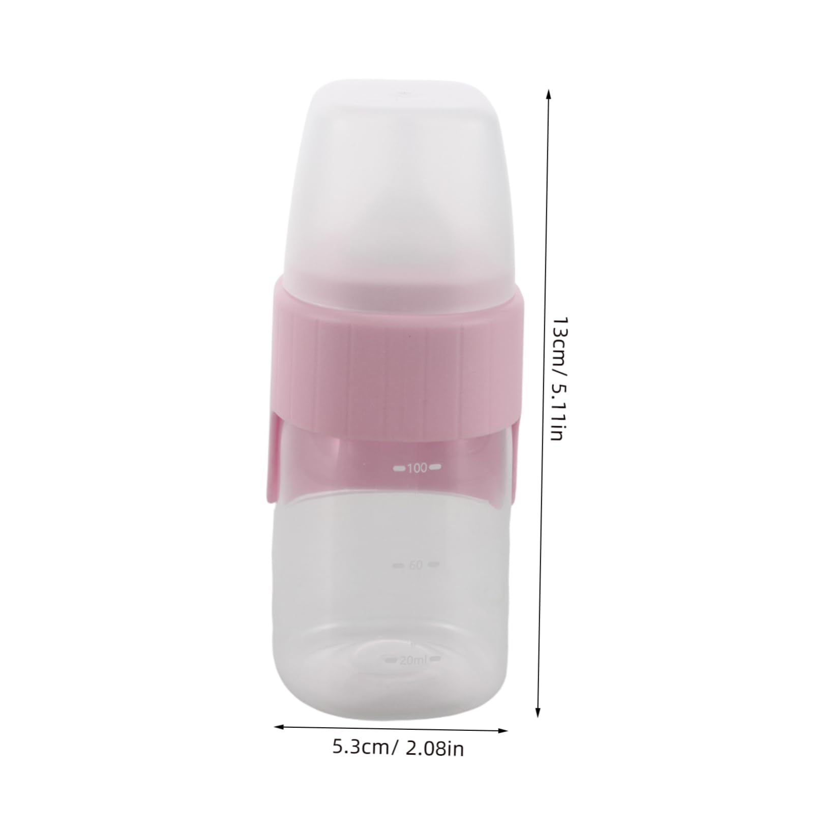 Abaodam Practical Portable Pet Feeding Bottle with Nipple for Kittens Puppies Small Animals Easy to Clean Wide Mouth Design for Home Travel Use Feeding