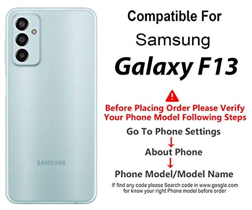 Image of COVERBLACK Rubber Silicone Back Cover for Samsung Galaxy F13 - Transparent