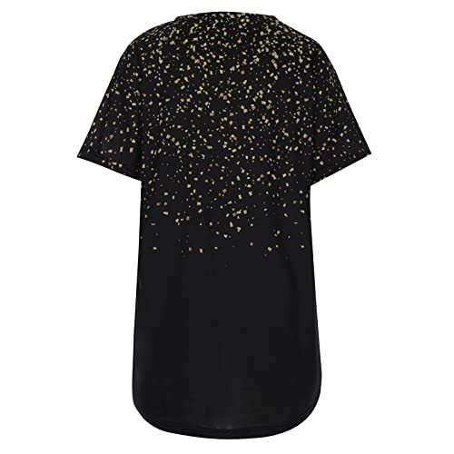 Blusa camiseta para meninas verão outono manga curta 2023 algodão gola canoa gráfico brunch top ZP Z