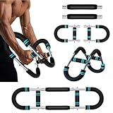 Twister Armtrainer, Appareil d'entraînement de Poitrine Réglable (30-50 kg/70-110 lb), Barre de Torsion de Puissance Portable Amovible, Renforceur Musculaire Portable pour Maison, Bureau et Voyage