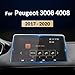 GREATROAD Navigation Screen Protector Compatible with 2017 2018 2019 2020 Peugeot 3008 4008 Accessories Touch Screen Protector Tempered Glass,navigatiom film Cover Anti-scratch Toughened Film