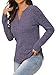 Dimur Lightweight Sweatshirts for Women Long Sleeve Cute Tops Business Casual Pullover Sweater Fall Fashion Light Purple Medium