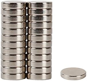 Neodymium Magnet Super Strong Magnets Round Cylinder Magnets N52 Small Multi-Use Magnets Rare Earth Magnets for Magnetic Boards, Arts, Crafts, Fridge, Hobbies, Home and Office, 25Pcs 12x3mm