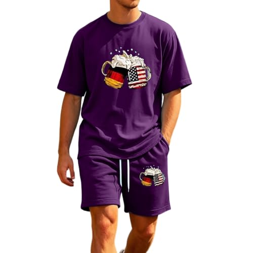 T-shirt bière 3D et short pour vos soirées d'été décontractées