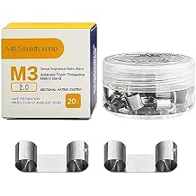 Dental Adjacent Tooth Protection Matrix, Autoclavable Sectional Contoured Matrices Baffle Type Matrix Dentistry Tools Materials.-L