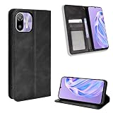 Custodia Compatibile con Ulefone Note 6P Case,Compatibile con Ulefone Note 6 in pelle PU Flip Kickstand Wallet Card Slot Chiusura magnetica Black