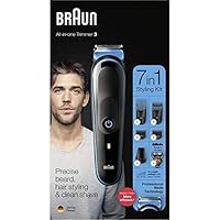 Braun 7 in 1 Beard, Face Trimmer and Hair Clipper Black