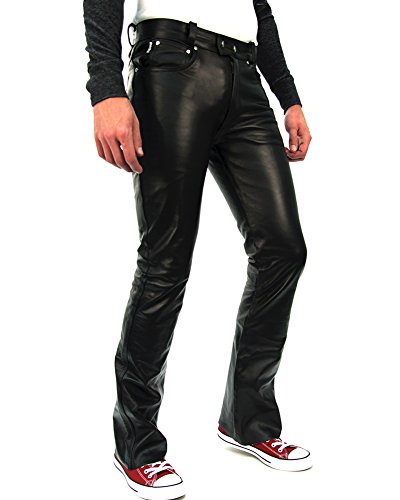 Bockle® 1970 Butcut Men Leather Pants Trouser Tight Leather Jeans Lederhose2