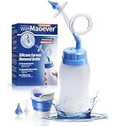 MAOEVER Ear Wax Removal Kit, Squeezable Silicone Ear Cleaner with a Folding Pot for Waste Water R...