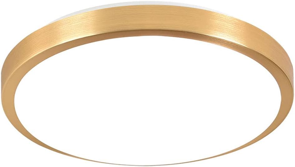 Plafonnier de couloir à gradation trichromatique, luminaire en métal ultra-mince chic