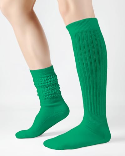 Image of HONGTEYA Slouchy Socks Women Knee High Soft Cozy for Boot | Scrunch Leg Warmers, Breathable & Comfortable, Great for Sneakers, Cozy Winter Wear,Gift for Women