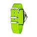EasyRead Time Teacher Kids Analog Watch - Girls & Boys Teaching Watch - Learn to Tell The Time - Rainbow Dial - Lime Strap