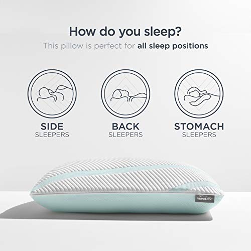 Image of Tempur-Pedic TEMPUR-Adapt ProMid + Cooling-King Pillow, white