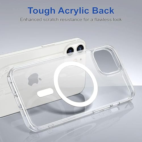 Image of DARKFIT Back Cover Case for Compatible with iPhone 12 Pro | Magnetic Cover TPU Ultra Hybrid Camera Bump Protection | Compatible with Wireless Charging | Designed for iPhone |